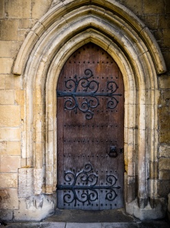 Small door at side of Rochester Cathedral